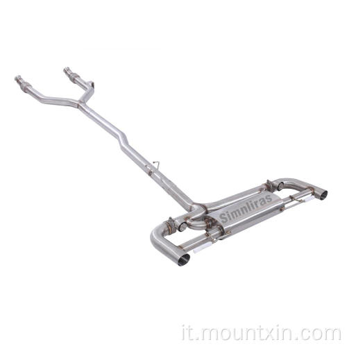 Scarico catback Mufler per Mercedes Benz Glc43 Scalat